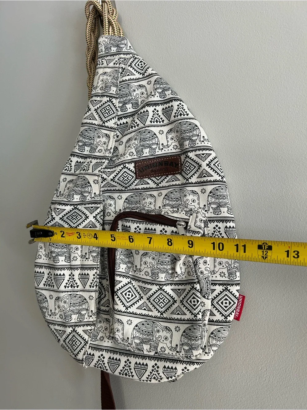 Union Bay Patterned Elephant shoulder Sling Bag